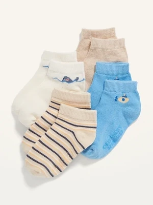 Old Navy Unisex 4-Pack Ankle Socks for Toddler & Baby
