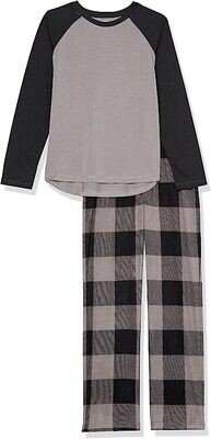 GAP Boys' Flannel Cotton & Fleece Pajama Set