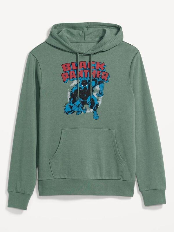Old Navy Boys Fleece Black Panther Hoodie
