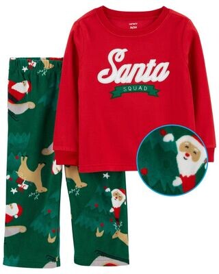 Original Carter's 2-Piece Santa Fleece PJs