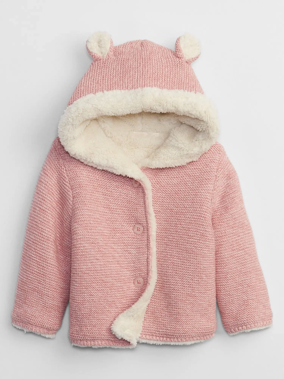 GAP Baby Sherpa-Lined Cardigan