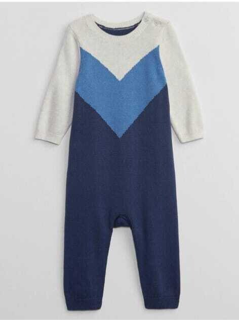GAP Baby Chevron Sweater Overall