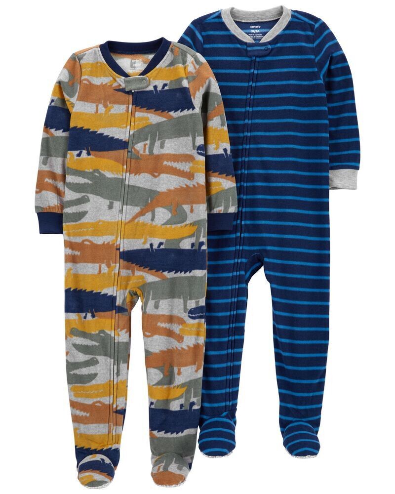 Original Carter&#39;s Baby &amp; Toddler 2-Pack Fleece Overall