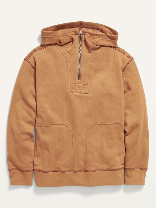Old Navy Quarter-Zip Utility Hooded Sweatshirt for Boys