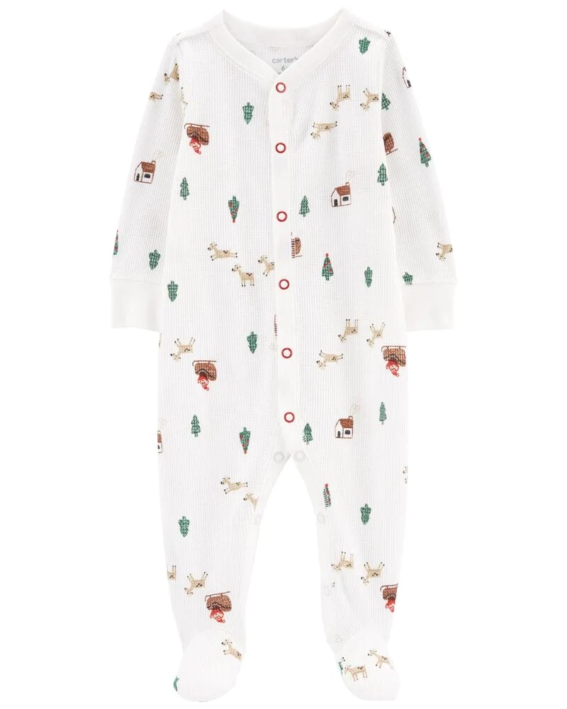 Original Carter&#39;s Unisex Baby Christmas Cotton Overall