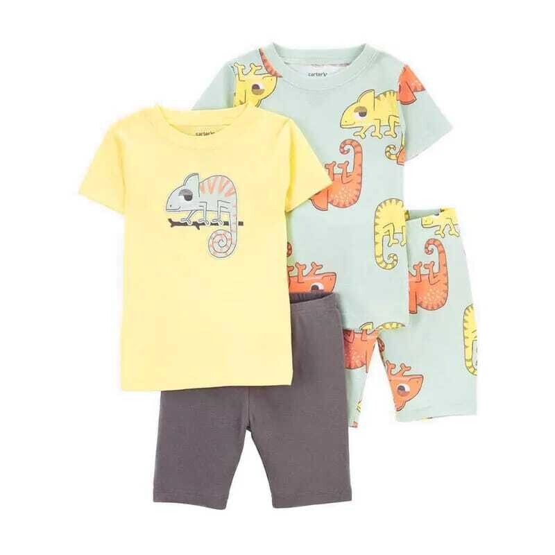 Original Carter&#39;s Boys 4-Piece 100&amp; Snug Fit Pajama Set