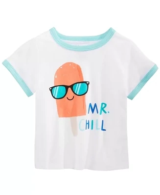 FIRST IMPRESSIONS Baby Boys Mr. Chill Graphic T-Shirt