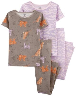 Original Carter's 4-piece Animal Print Pyjamas