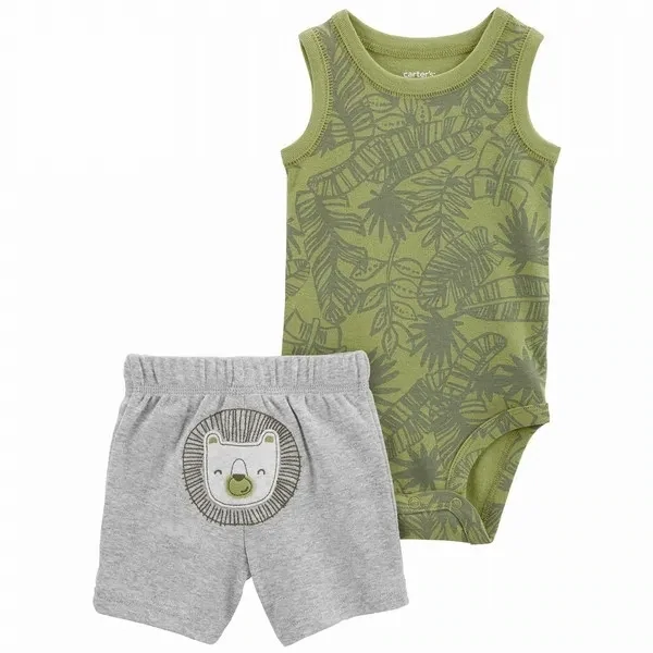 Original Carter&#39;s 2-Piece Palm Print Bodysuit Set