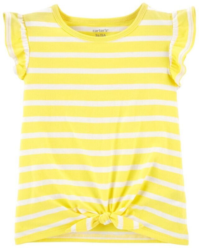 Original Carter&#39;s Striped Tie-Front Tee