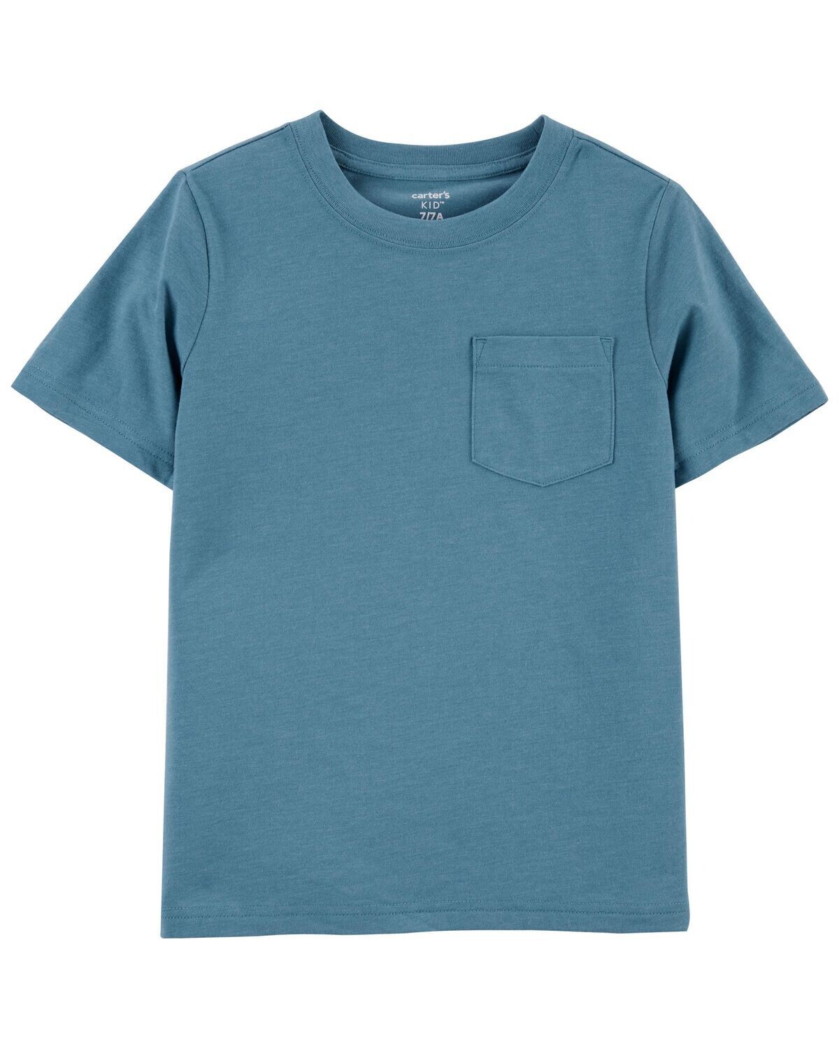 Original Carter&#39;s Kid Pocket Jersey Tee, Size: 7Y, Color: Blue