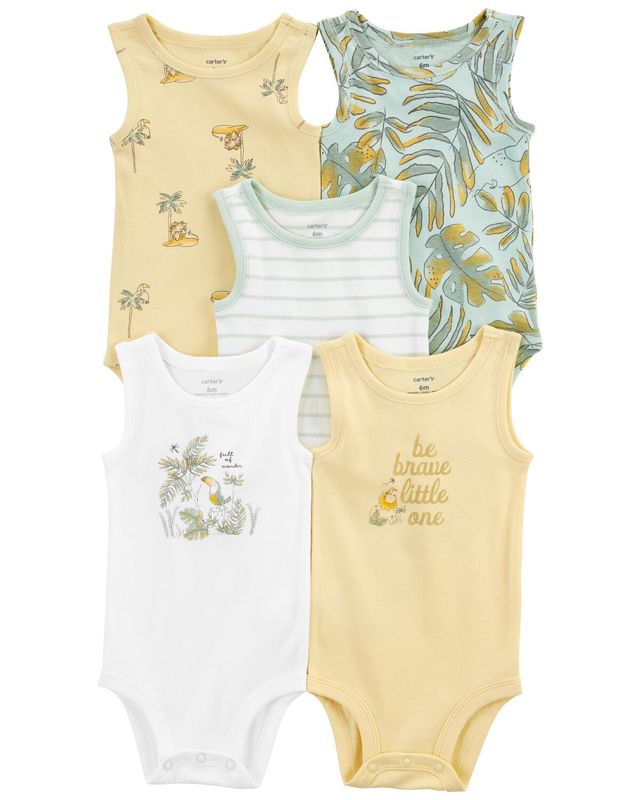 Original Carter&#39;s Baby 5-Pack Tank Bodysuits