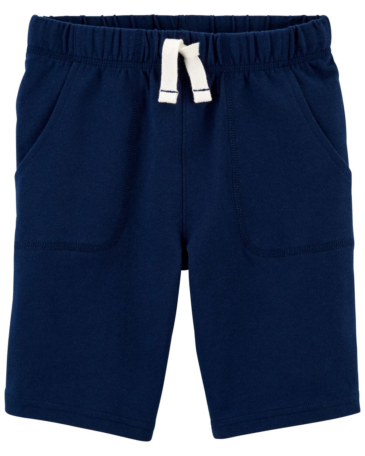 Original Carter&#39;s Kid Pull-On French Terry Shorts, Size: 4Y, Color: Navy
