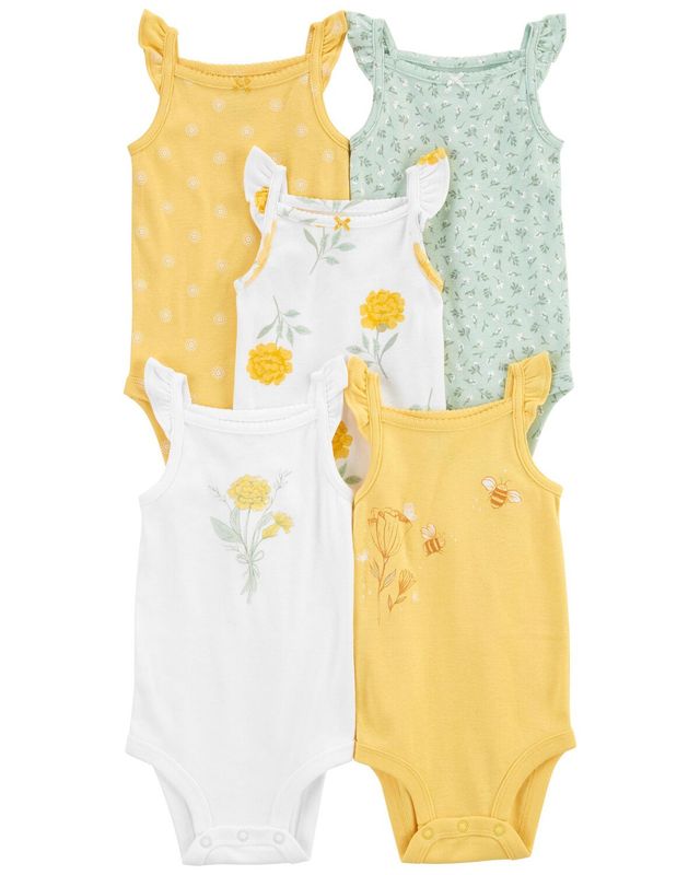 Original Carter&#39;s Baby 5-Pack Tank Bodysuits