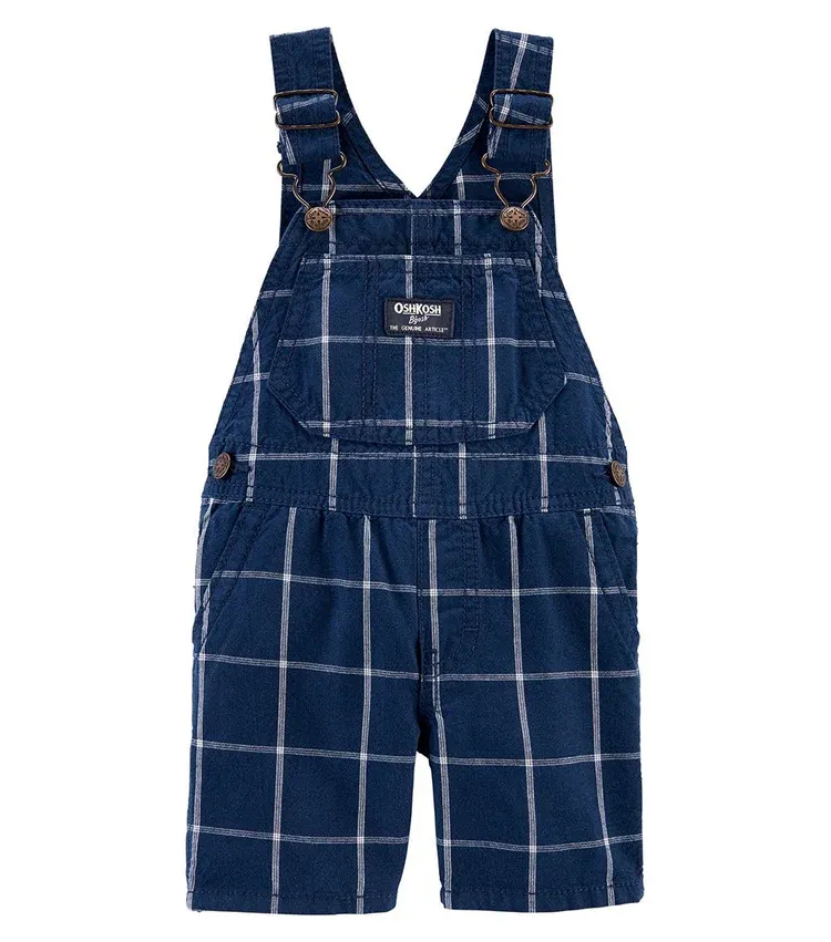 OshKosh B&#39;Gosh Checkered Shortalls