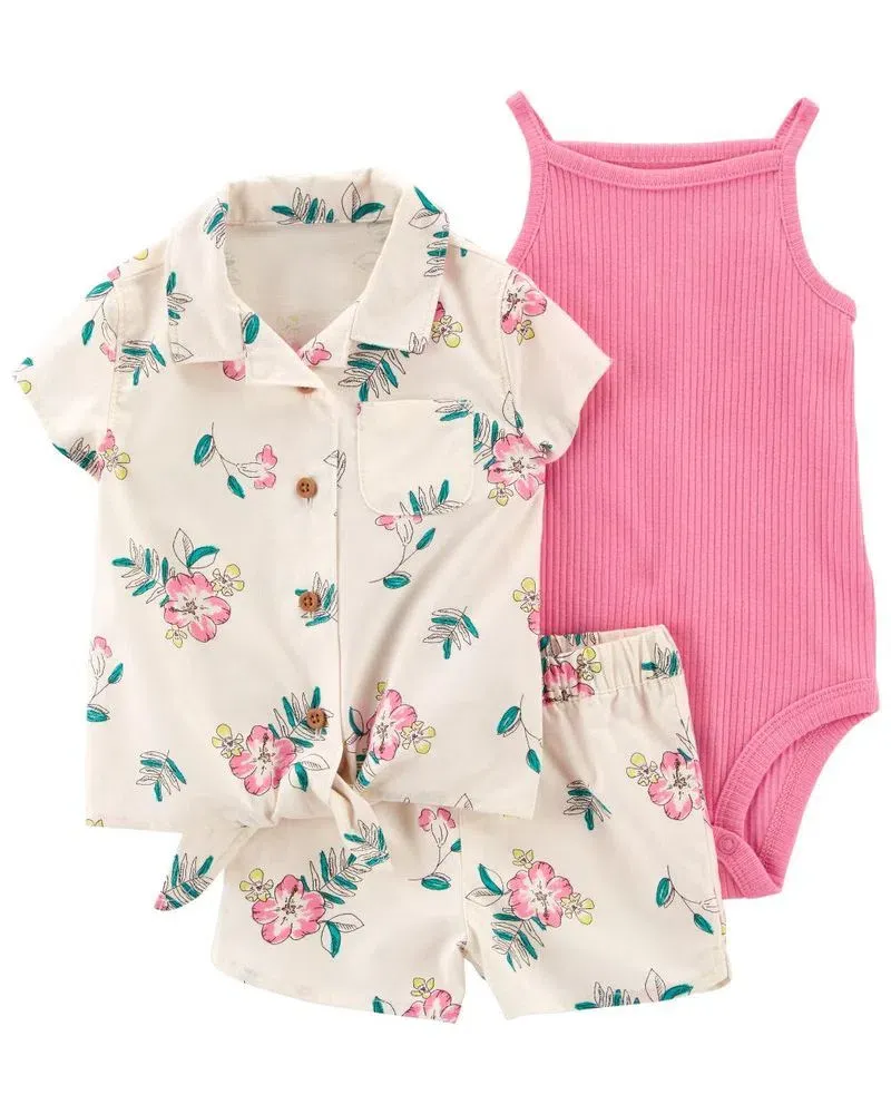 Original Carter&#39;s Baby Girls 3-Piece Set