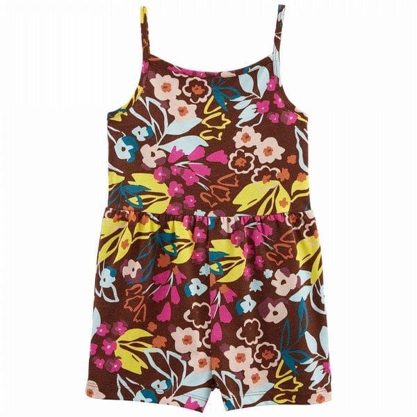 Original Carter&#39;s Floral Jersey Romper - Girl