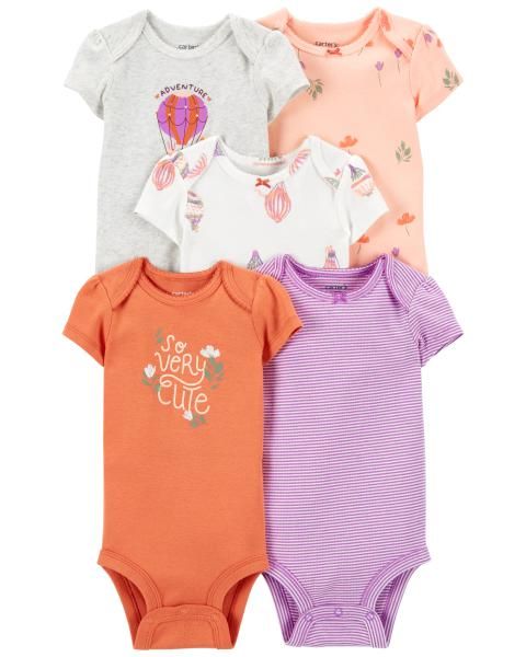 Original Carter&#39;s 5-Pack Short-Sleeve Original Bodysuits