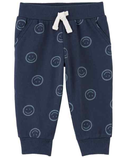 Original Carter&#39;s Baby Boy Smiley Face Joggers