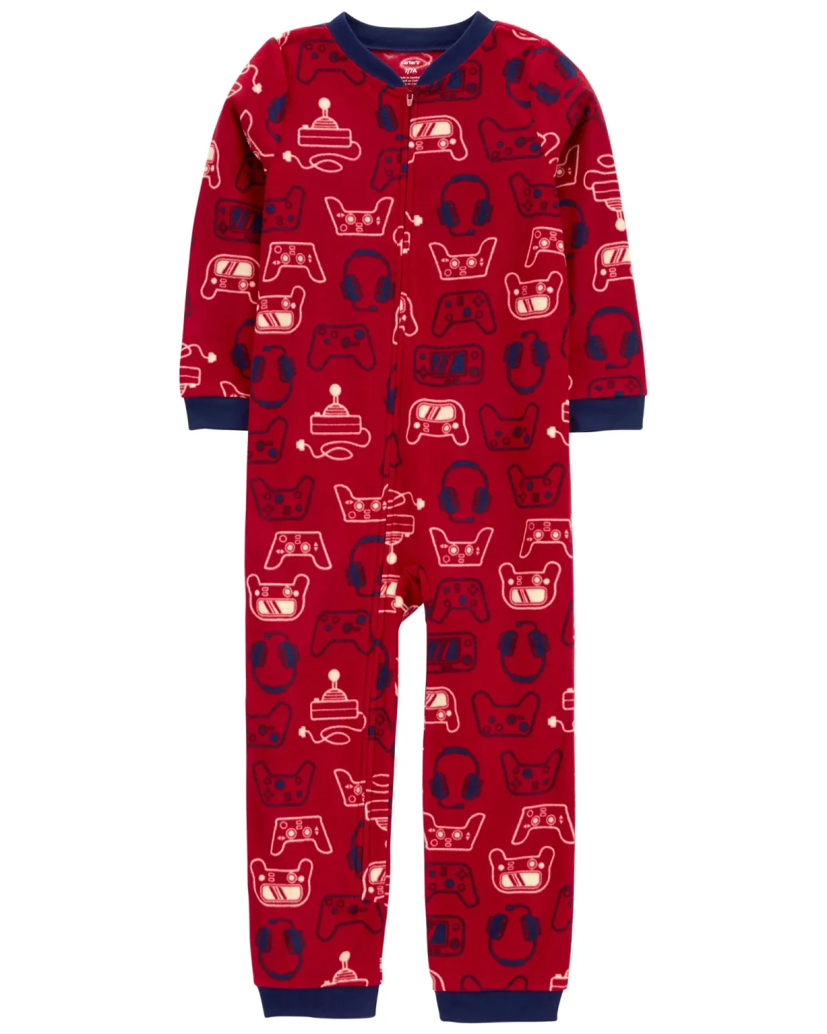 Original Carter&#39;s Big-Boys&#39; 1 Pc Micro Fleece Footless Overall