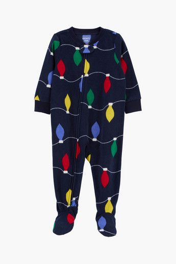 Original Carter&#39;s Boys Fleece Christmas Overall