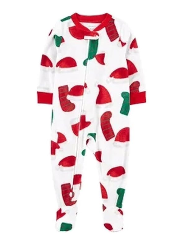 Original Carter&#39;s Unisex Christmas Fleece Overall