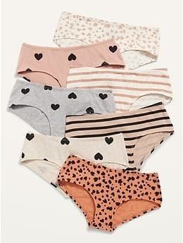 Old Navy Girls 7-Pack Cotton Underwear