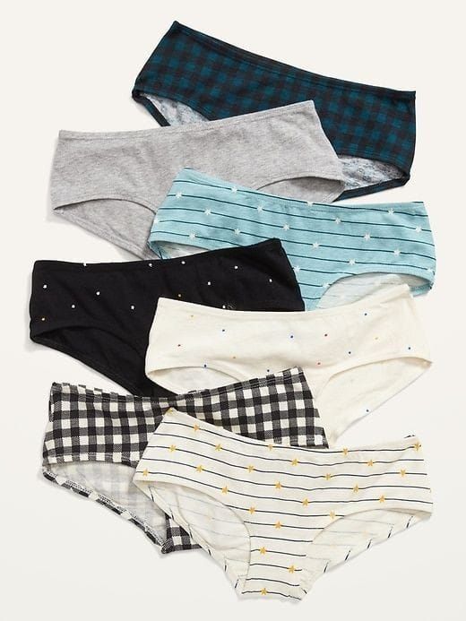 Old Navy Girls 7-Pack Cotton Underwear