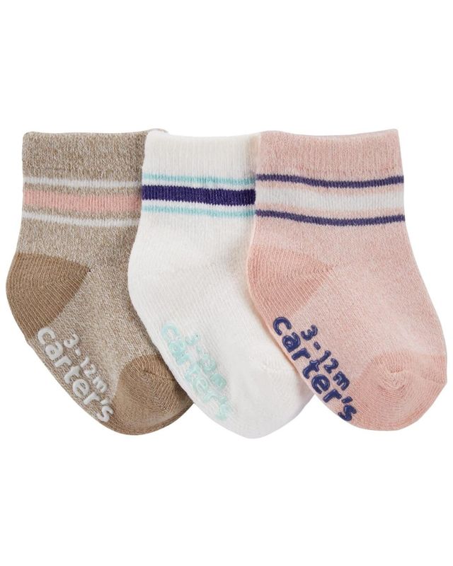 Original Carter&#39;s Baby 3-Pack Crew Socks