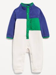 Old Navy Unisex Fleece Color-Block Overall