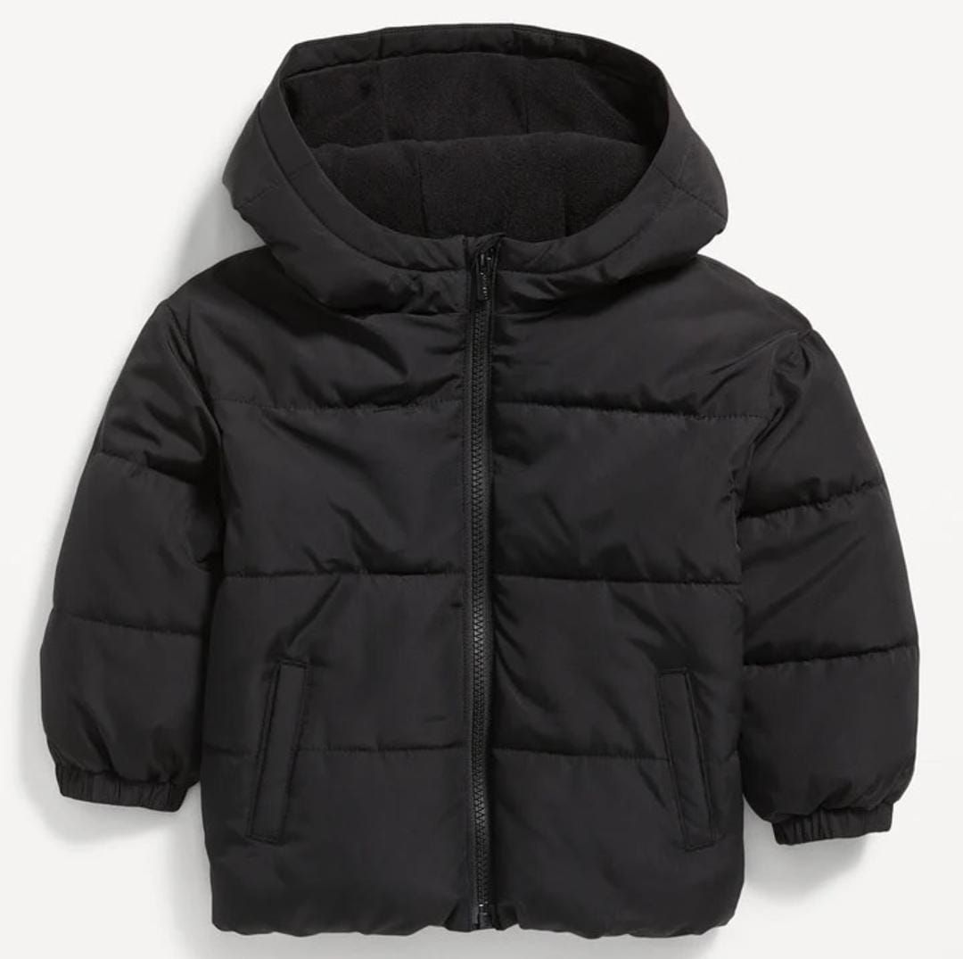 Old Navy Boys Fleece Lined Puffer Jacket