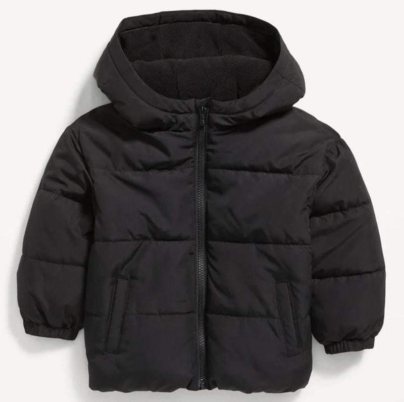 Old Navy Boys Fleece Lined Puffer Jacket