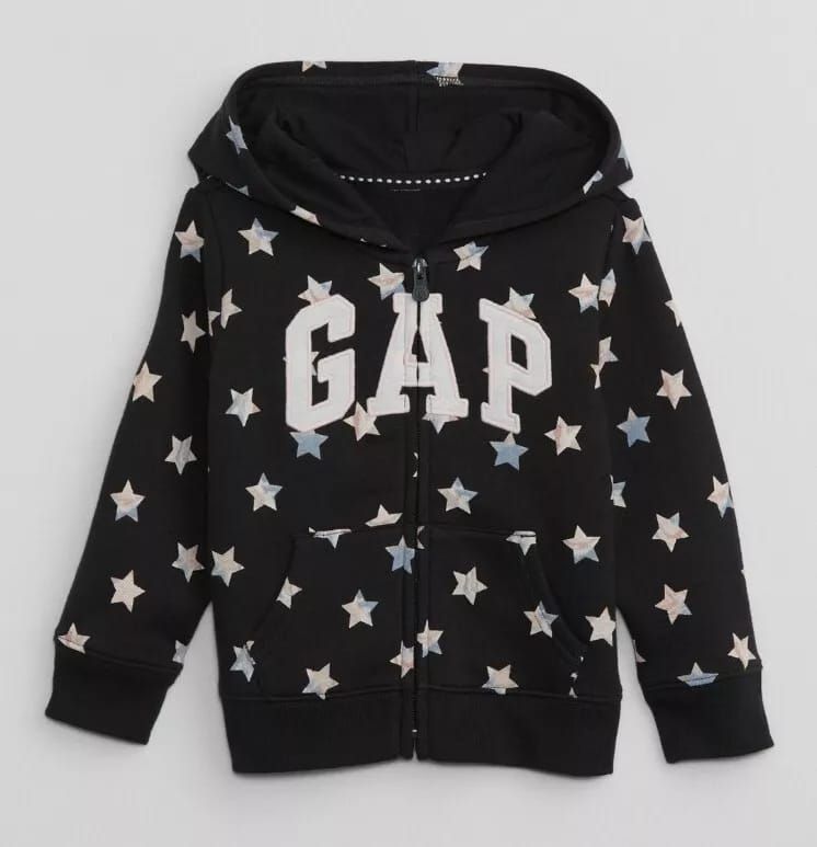 GAP Girls Fleece Zip Front Hoodie