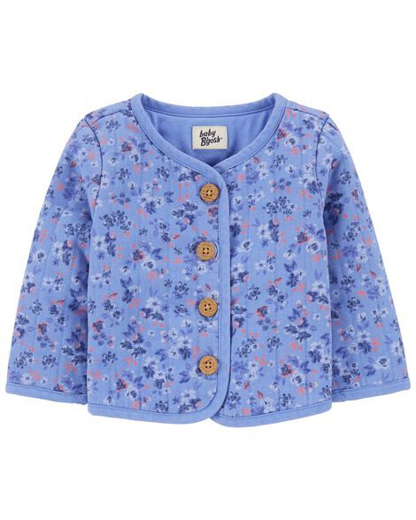 Oshkosh Girls Quilted Floral Jacket