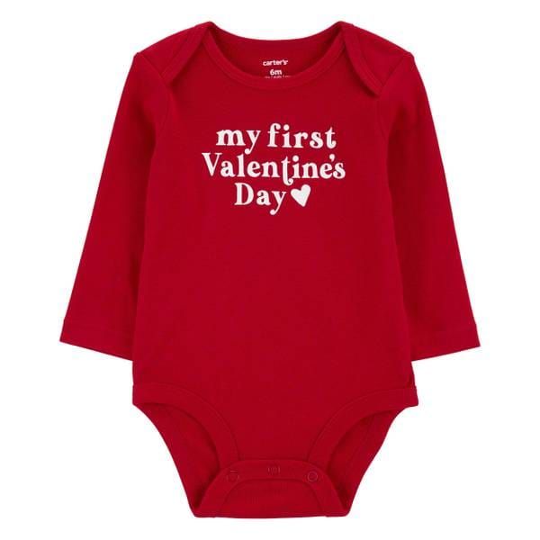 Original Carter's Baby Unisex My First Valentine's Day Bodysuit