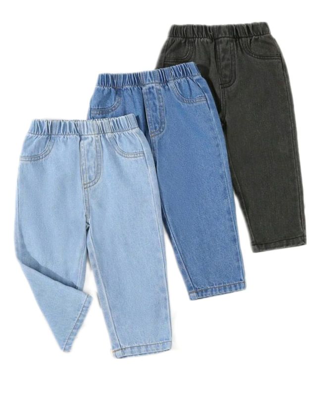 Small Foot Unisex Casual 3-Pack Jeans