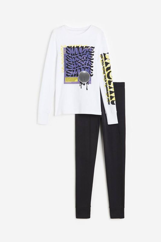 H&amp;M Boys Cotton 2-Pcs Pajama