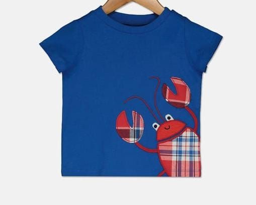 First Impressions Boys Cotton Crab T-shirt