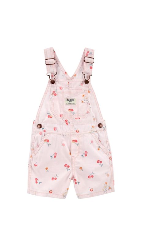 Oshkosh Girls Peach Shortalls