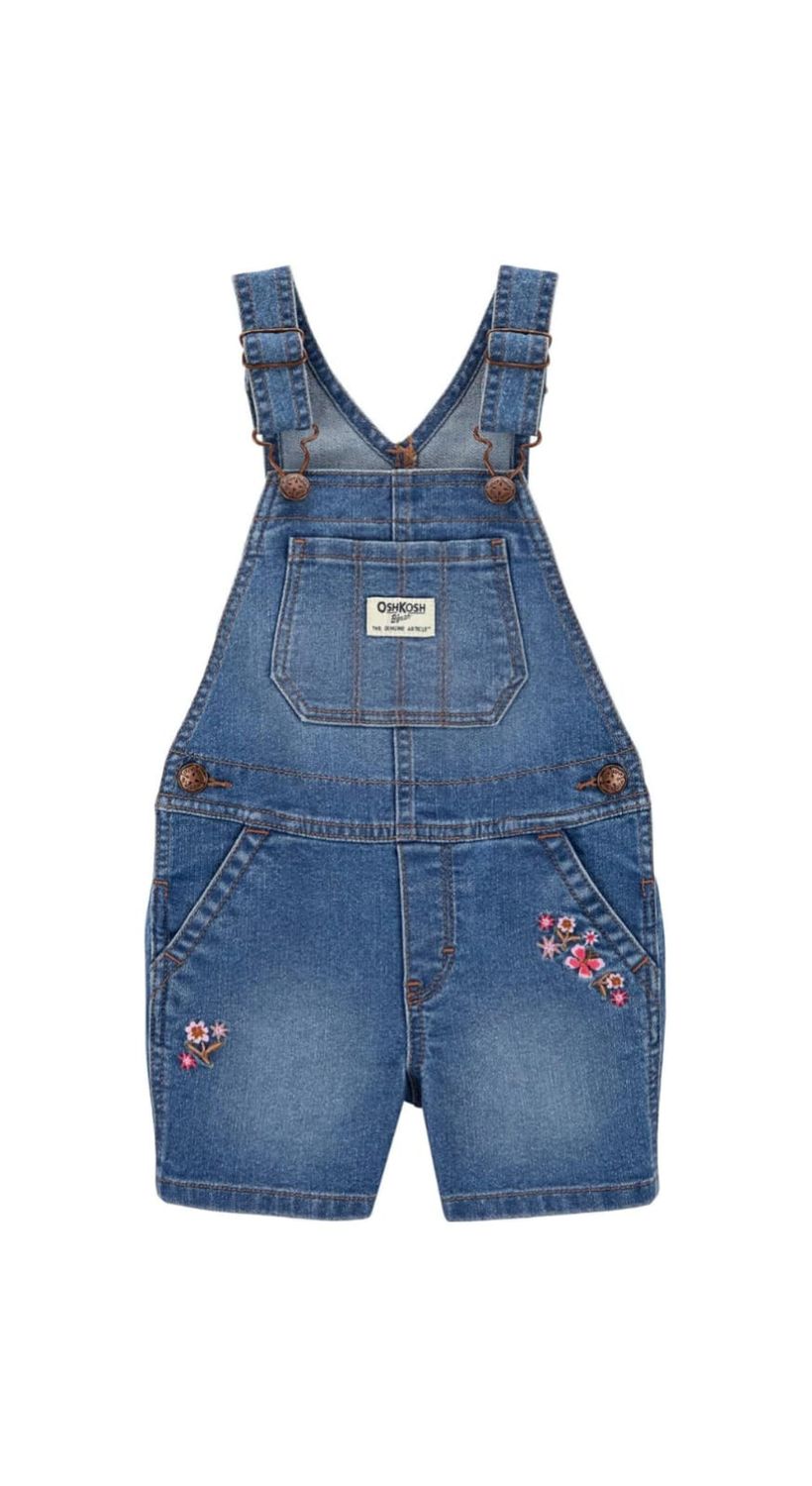 Oshkosh Girls Jeans Shortalls