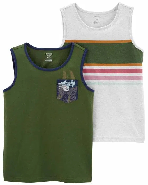 Original Carter&#39;s Boys 2-pack Tank Tops