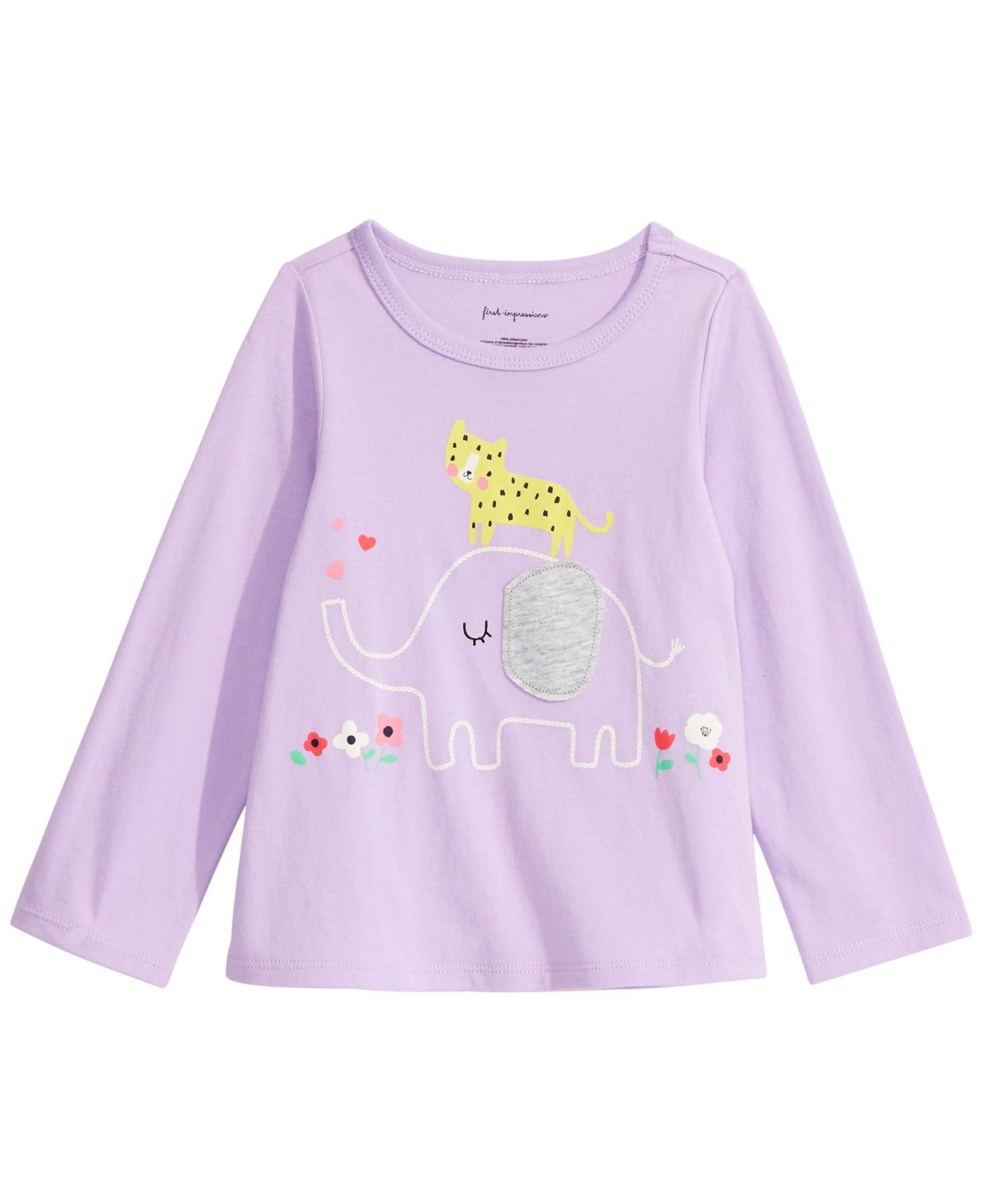 First Impressions Girls Elephant T-Shirt