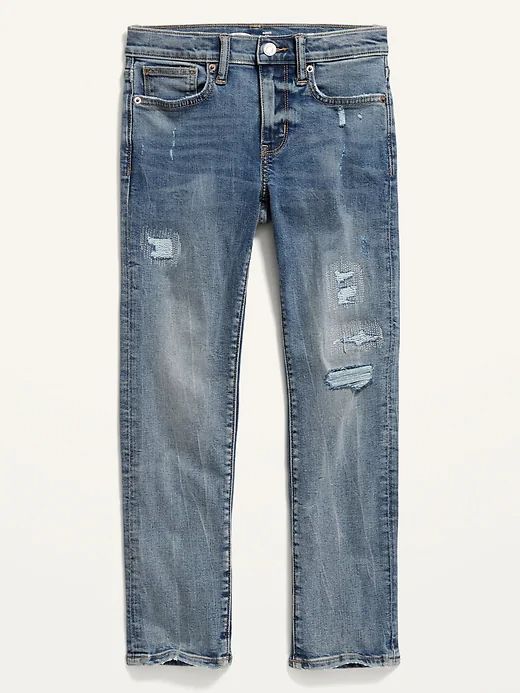 Old Navy Boys Stretch Ripped Jeans