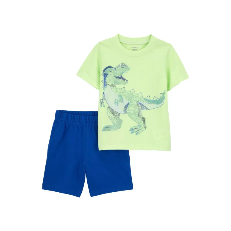 Original Carter&#39;s Boys 2-Pcs Dinosaur Set