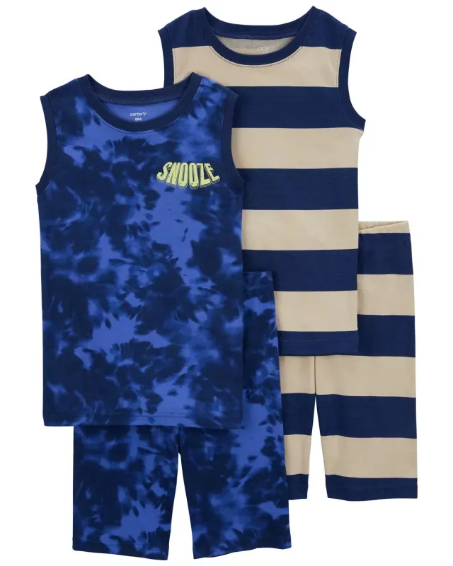 Original Carter&#39;s Kid 4-Piece 100% Snug Fit Cotton Pajamas