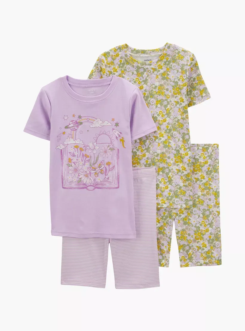Original Carter&#39;s Girls 4-Pcs Pajama