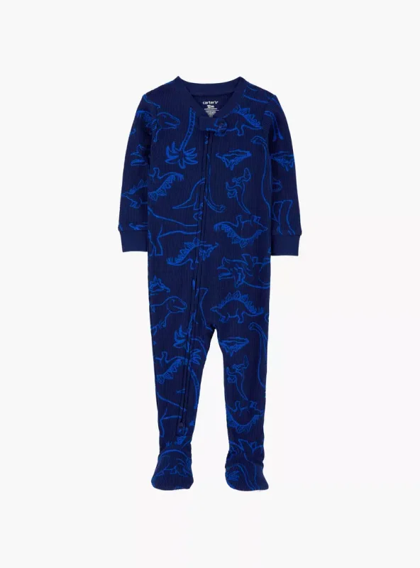 Original Carter&#39;s Dinosaur Thermal Cotton Footie Overall
