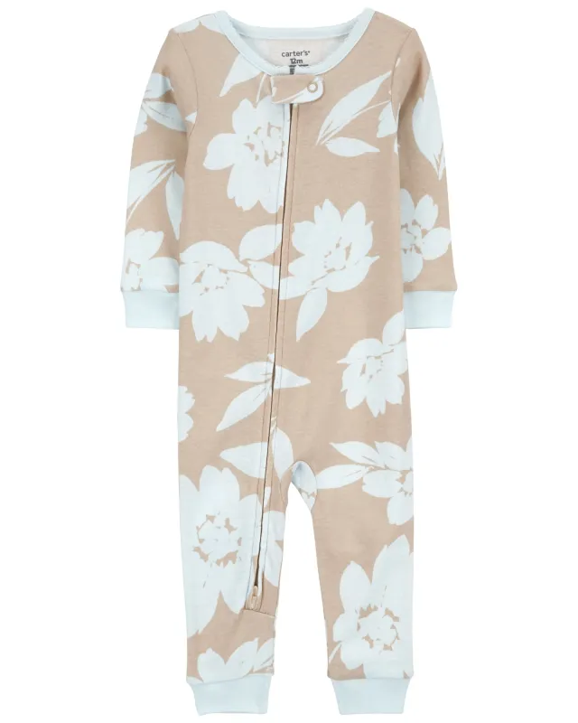 Original Carter&#39;s Girls Cotton Floral Overall