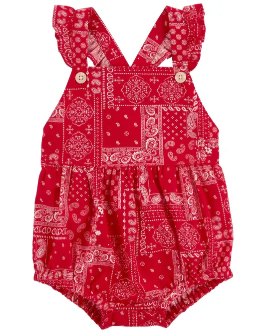 Oshkosh Girls Printed Romper