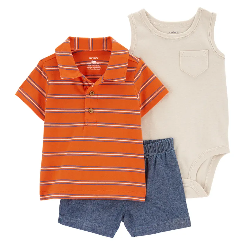 Original Carter&#39;s Boys 3-Pcs Set